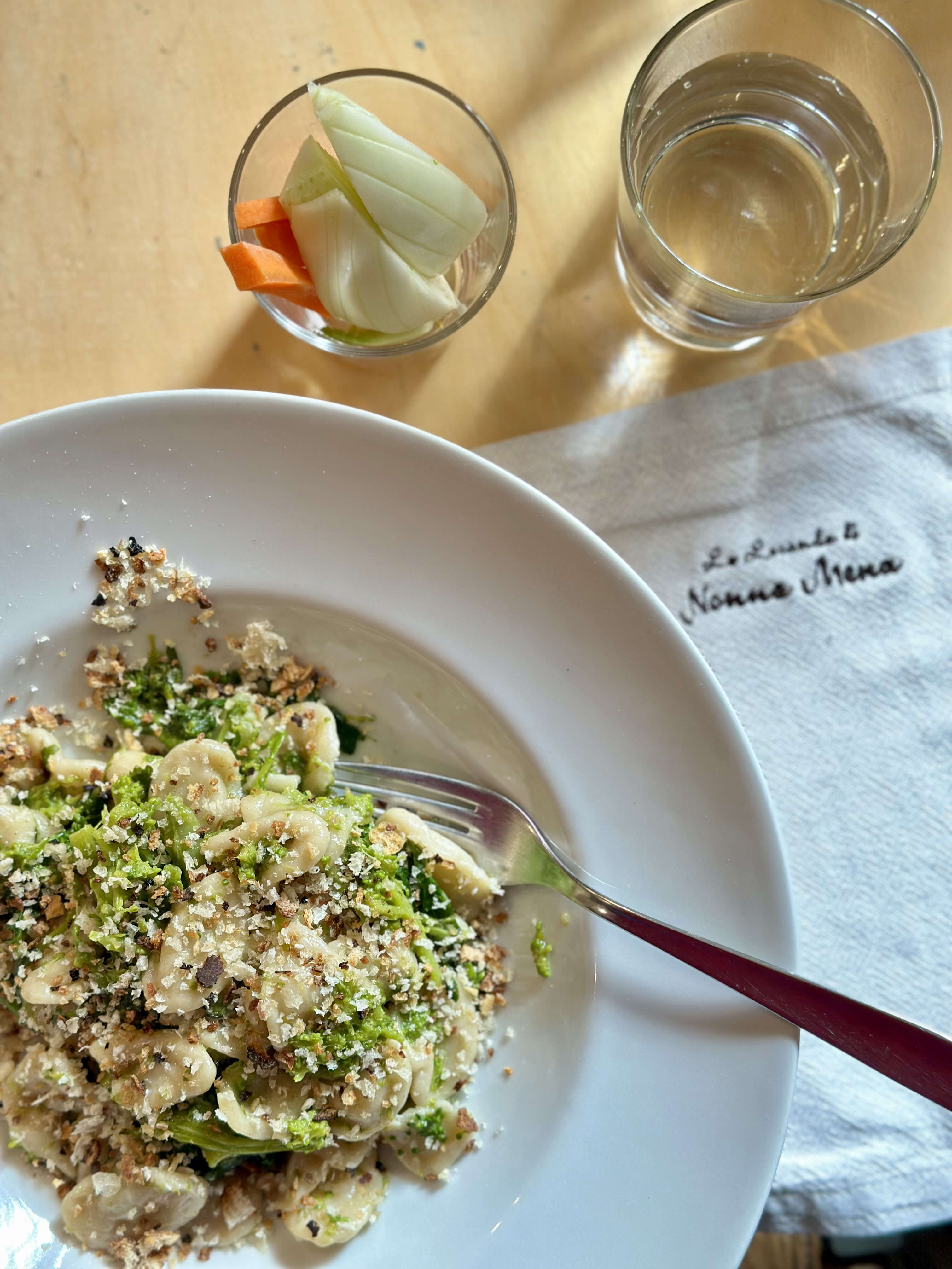 La Locanda di Nonna Mena - Orecchiette with turnip tops